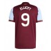 Maillot de foot Aston Villa Harvey Elliott #9 Domicile vêtements 2025-26 Manches Courtes